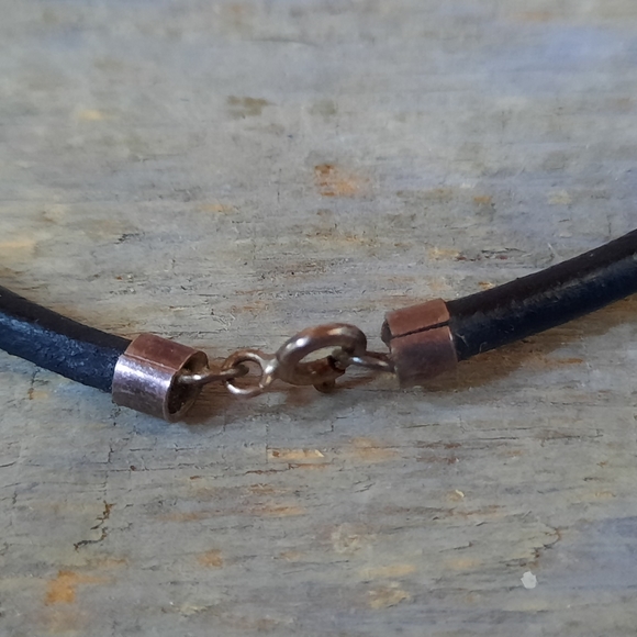 Vintage Sterling Silver 3D Heart Necklace - Picture 10 of 12